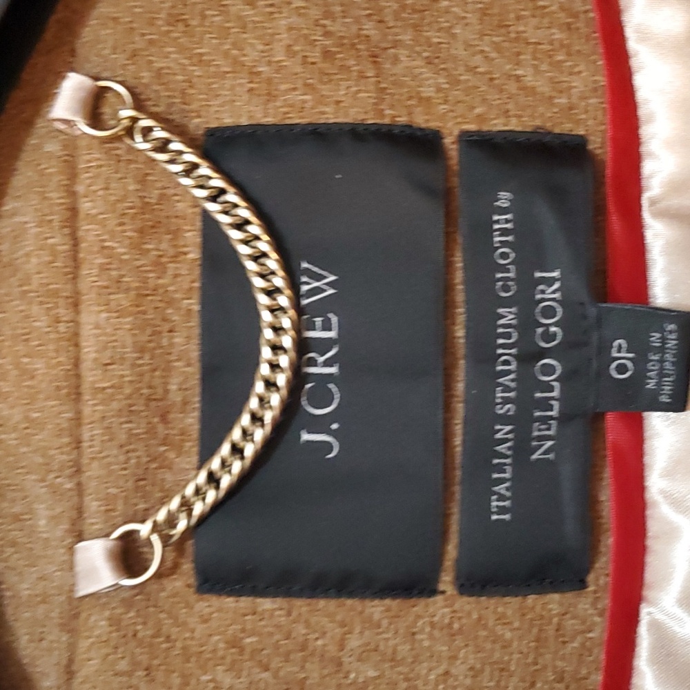J Crew Italian Stadium Cloth NELLO CORI